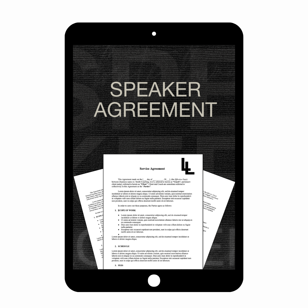 Speaker Agreement