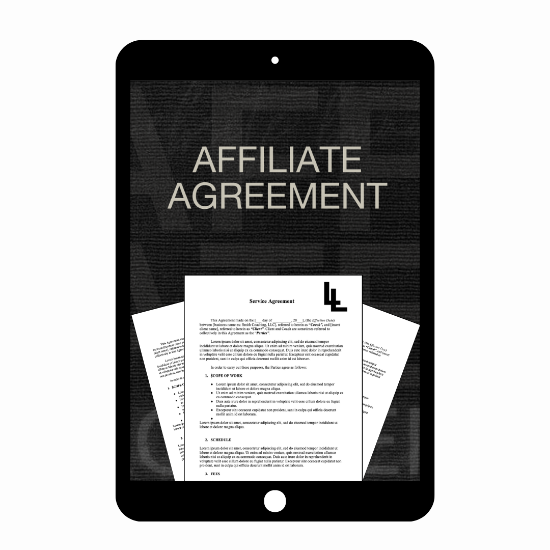 Affiliate Agreement