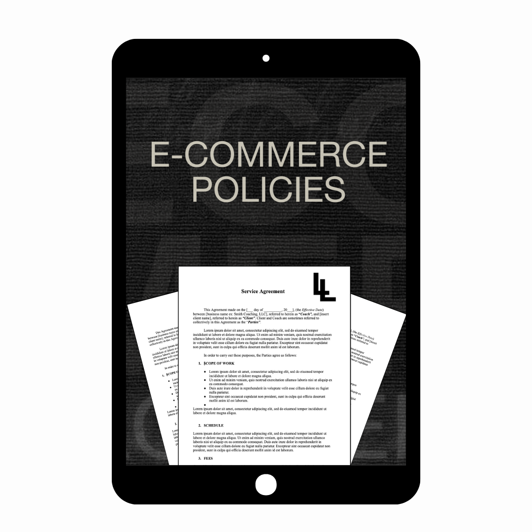 E-Commerce Policies