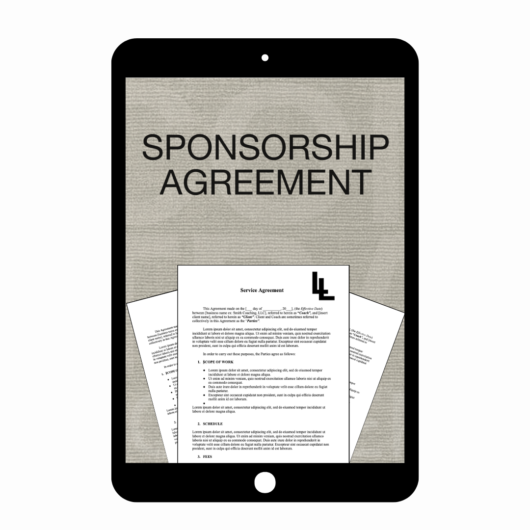 Sponsorship Agreement